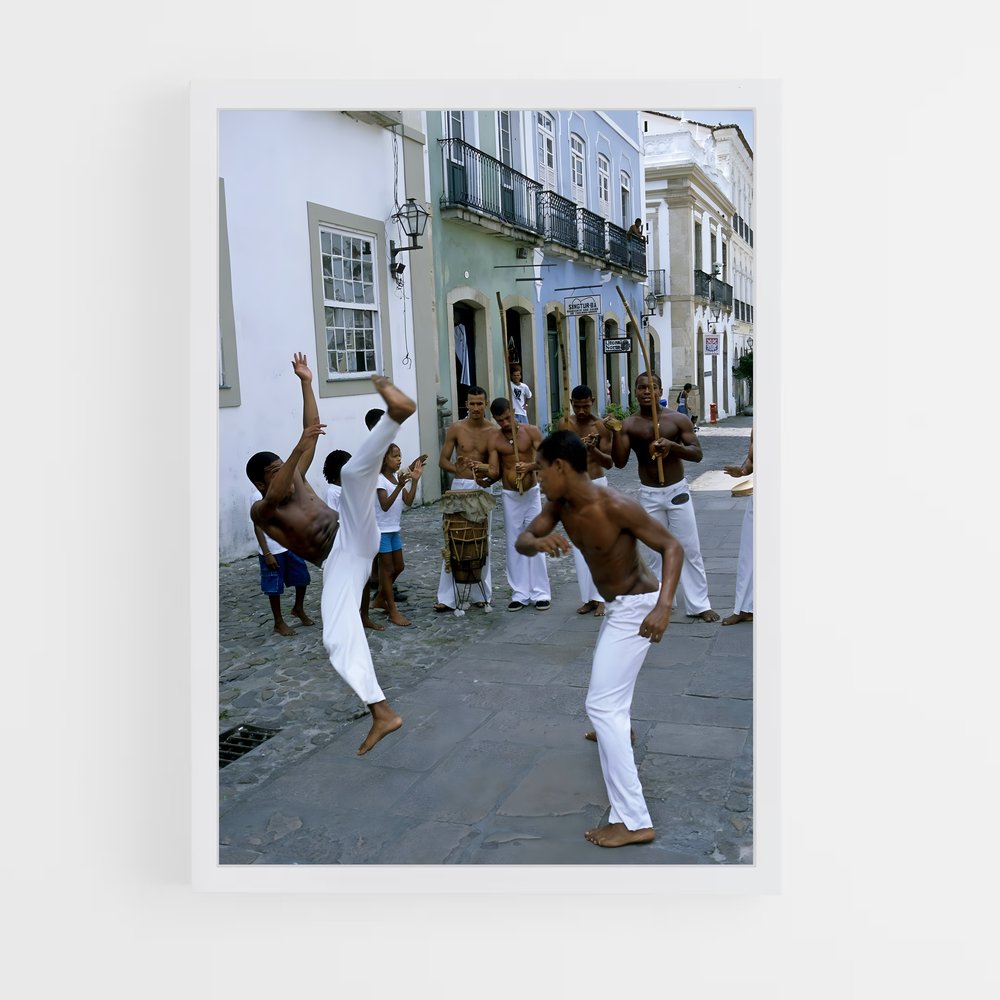 Poster Rythmes de Rua – affiche Capoeira (vue 3)